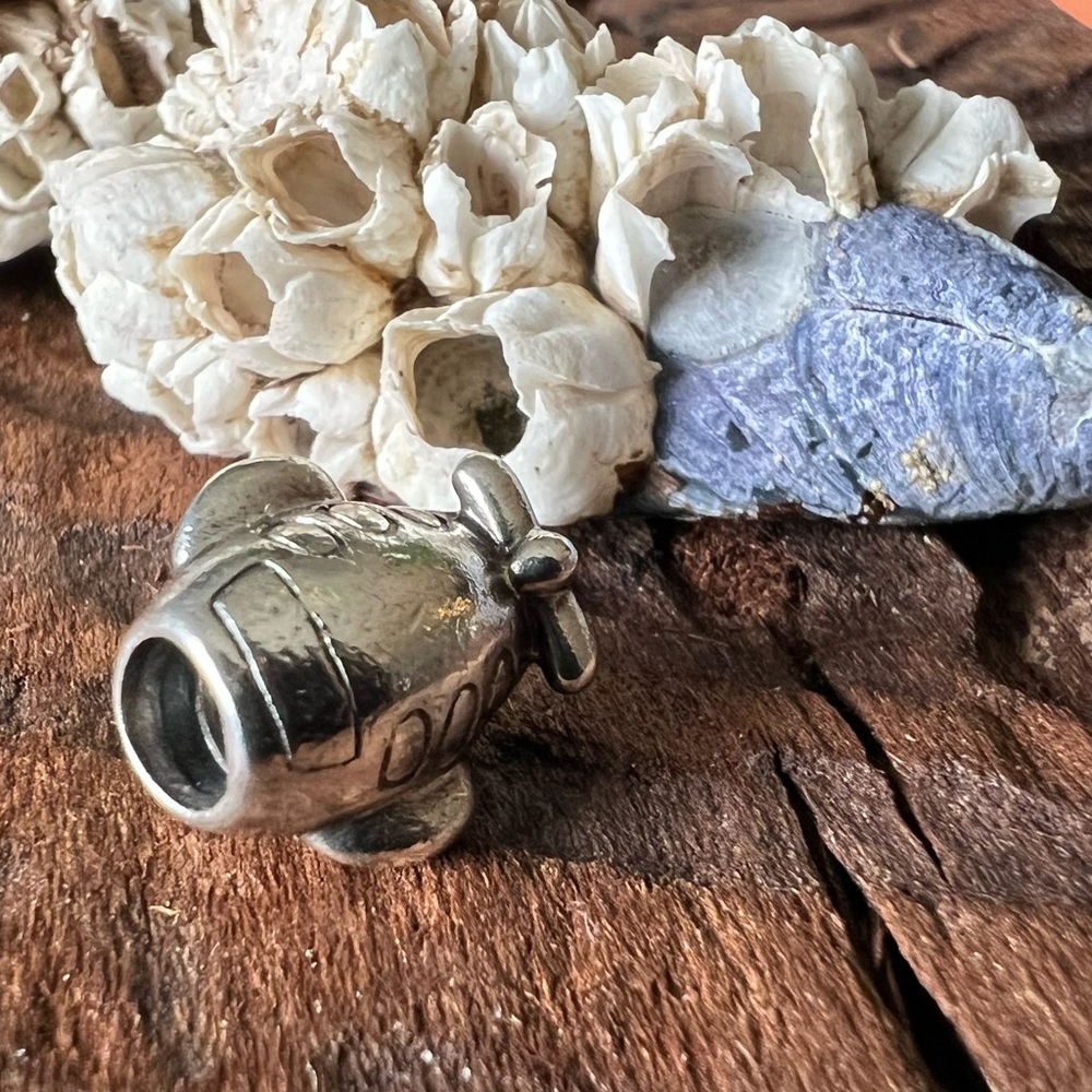 Authentic Pandora Charm Airplane Sterling Silver Travel Charm Vacations Holiday